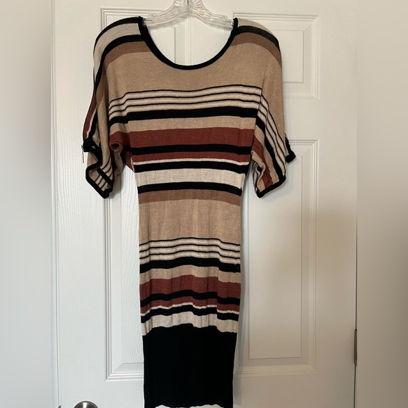 Vintage Arden B Sweater Dress with Zippered Shoulder Detail - Picture 2 of 5